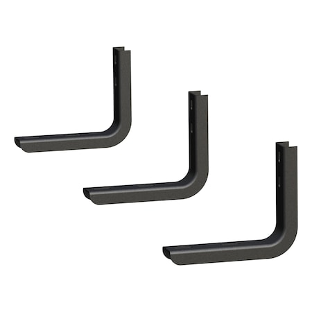 07-C SPRINTER 2500/3500 BRACKET KIT BLACK TEXTURED POWDER COAT